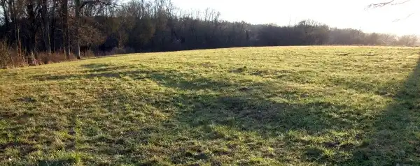 Les traces dans le pré