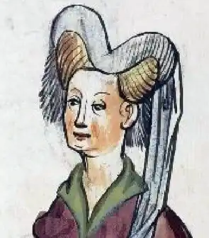 détail du visage de Jeanne